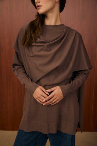 MerWish Meryy Triko Tunik KAHVE - 5
