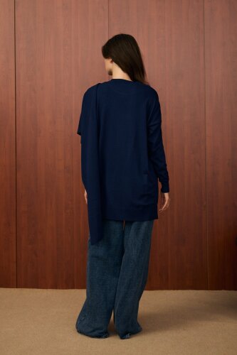 MerWish Meryy Triko Tunik LACİVERT - 4