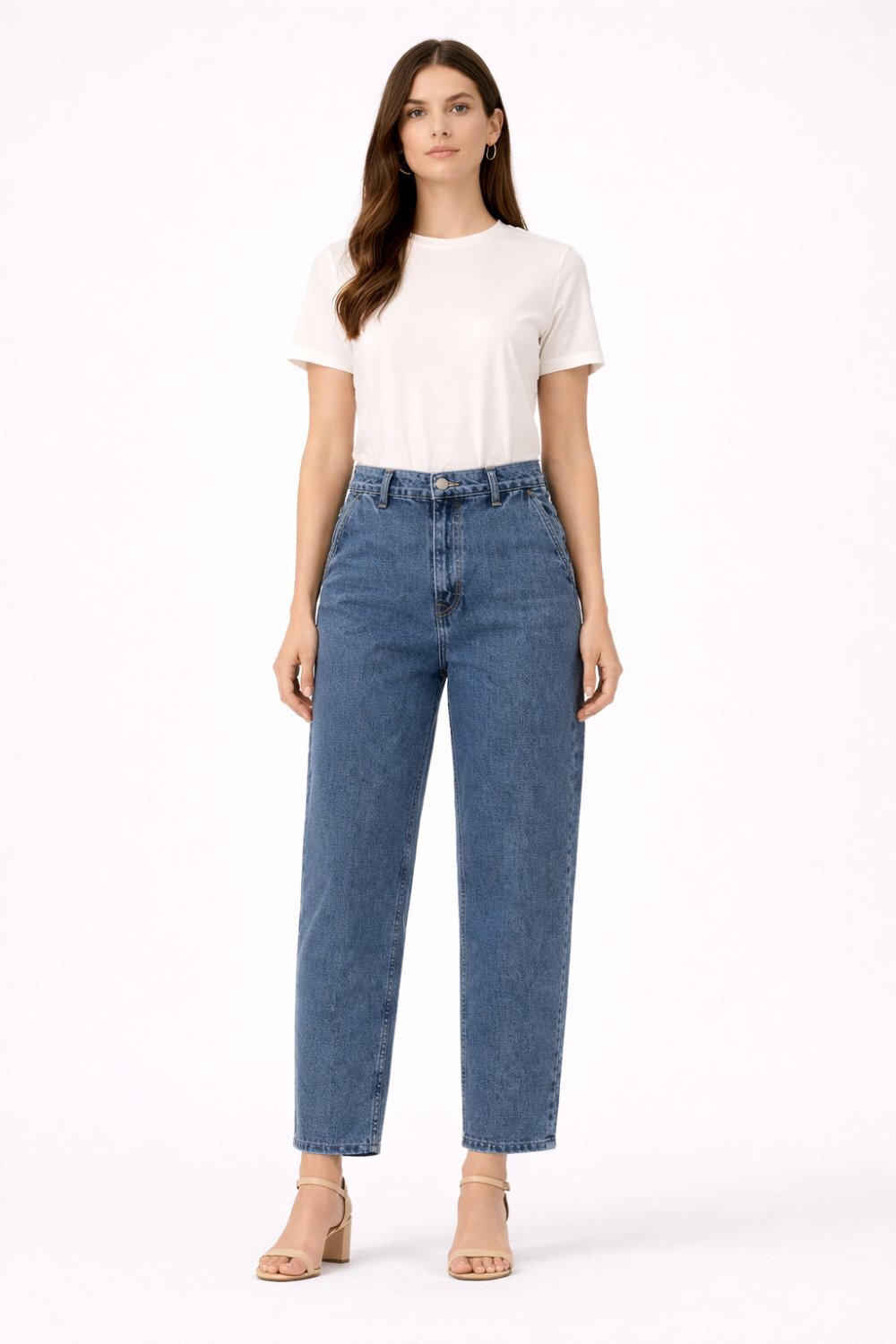 MerWish New Basic Denim Pantolon KOYU LACİVERT - 1