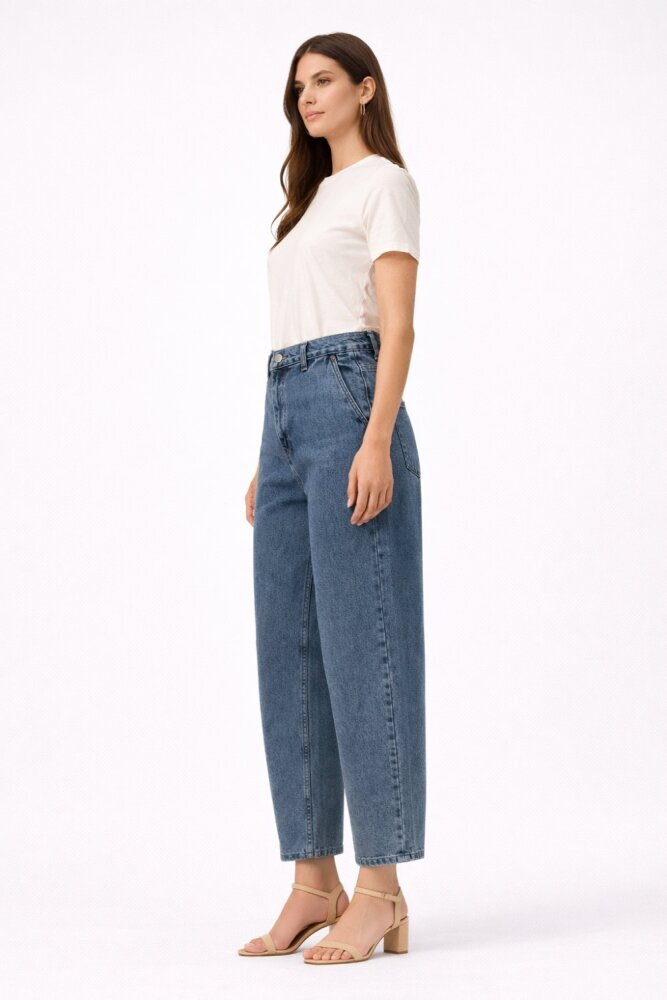 MerWish New Basic Denim Pantolon KOYU LACİVERT - 2