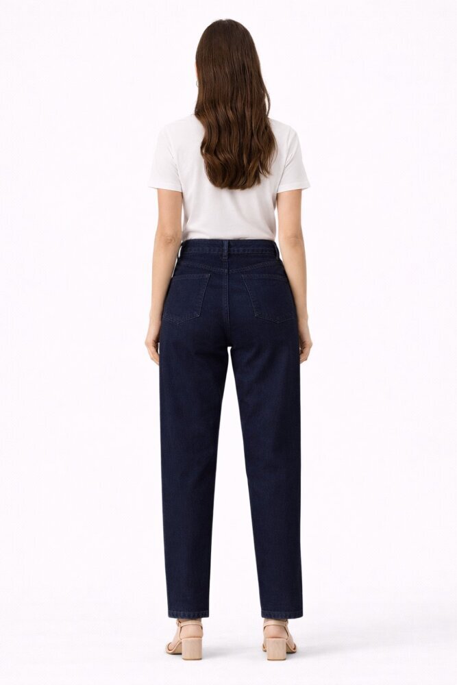 MerWish New Basic Denim Pantolon LACİVERT - 3