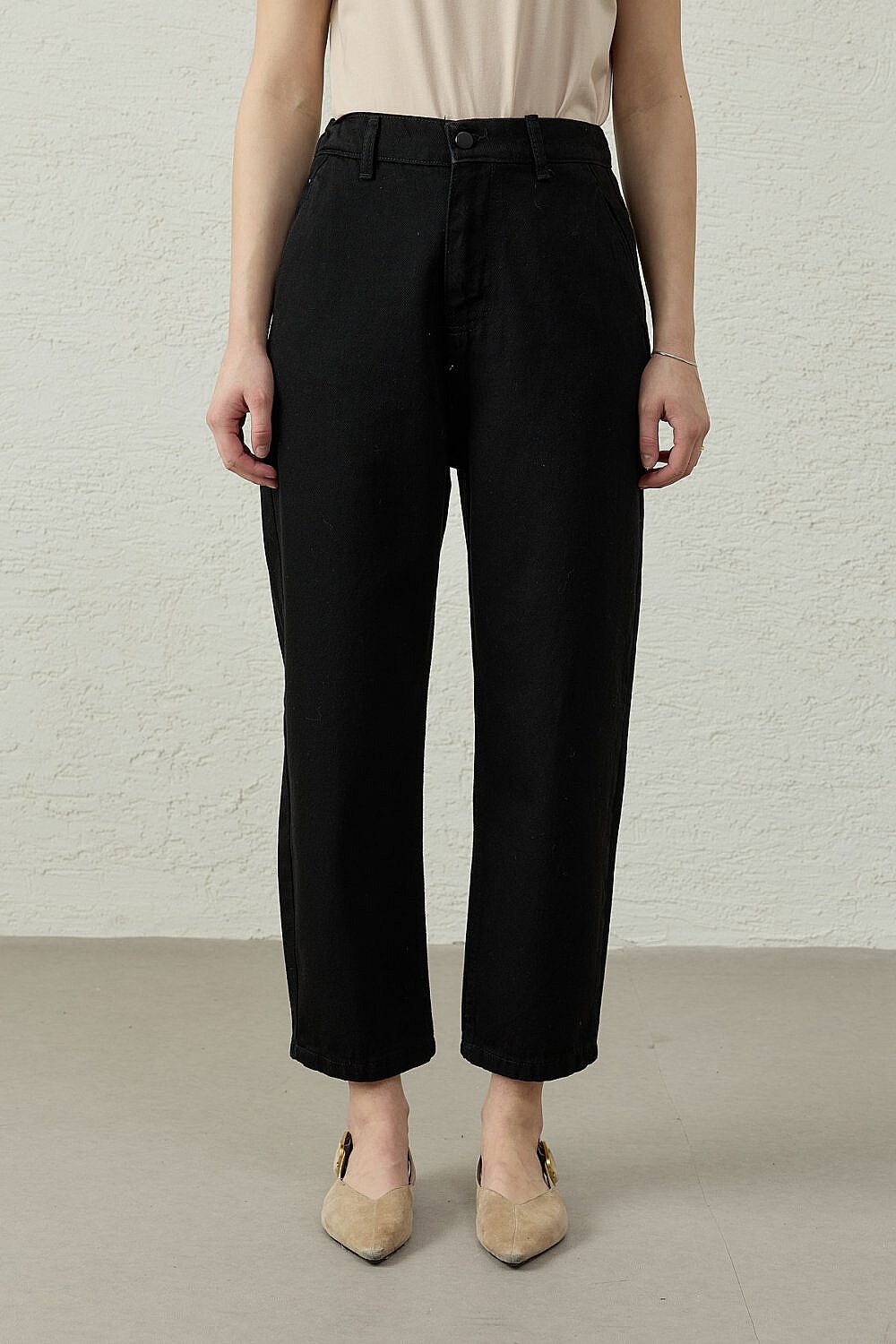 MerWish New Basic Denim Pantolon SİYAH - 1