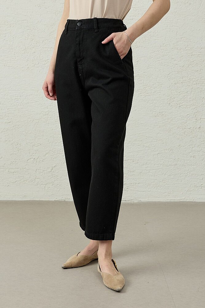MerWish New Basic Denim Pantolon SİYAH - 2
