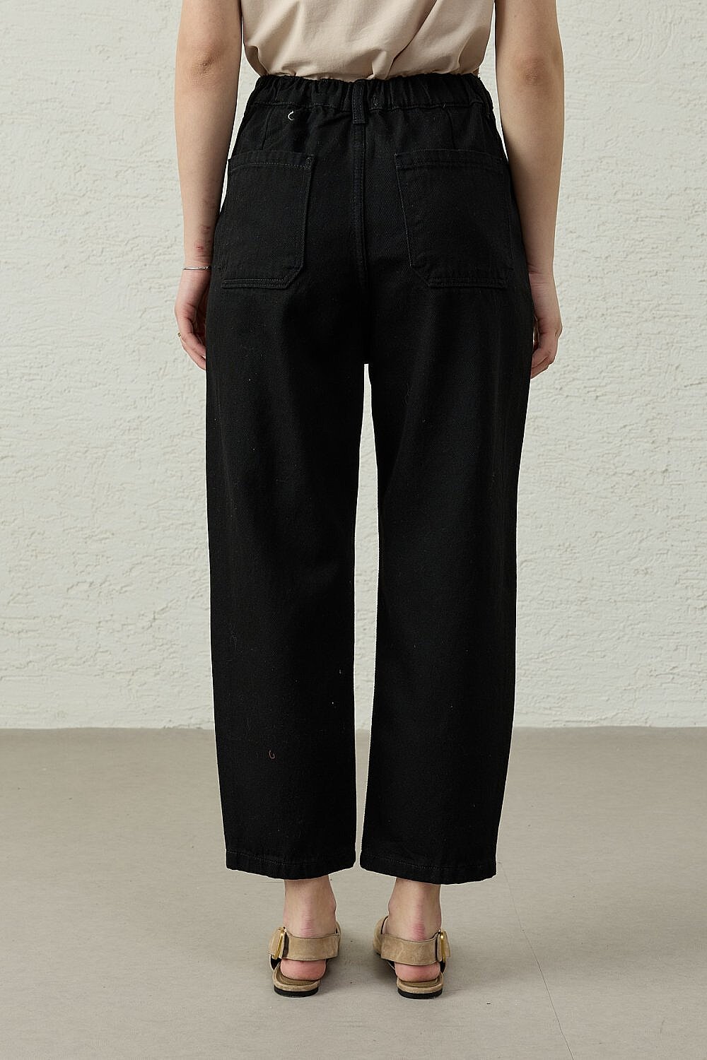 MerWish New Basic Denim Pantolon SİYAH - 4