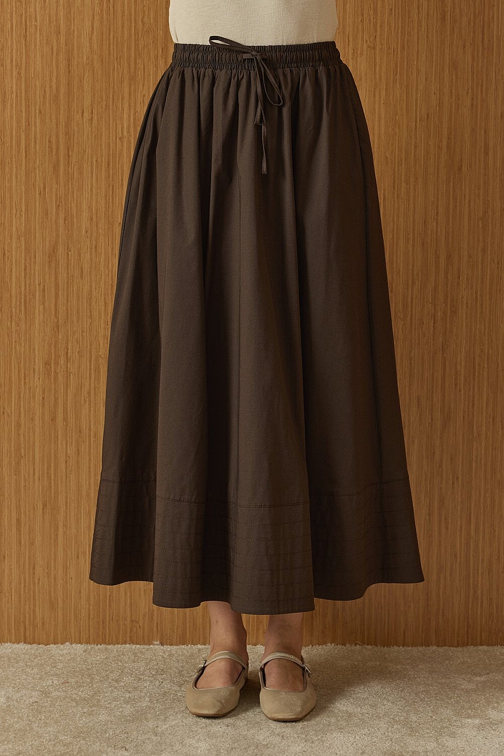 MerWish New Poplin Etek Acı Kahve - 2