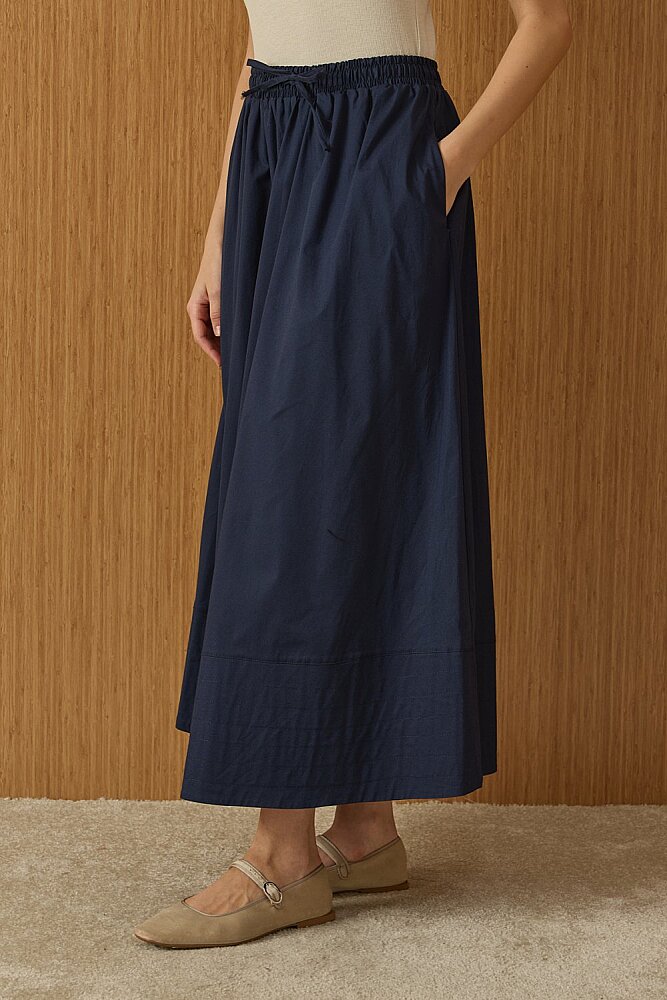 MerWish New Poplin Etek LACİVERT - 2