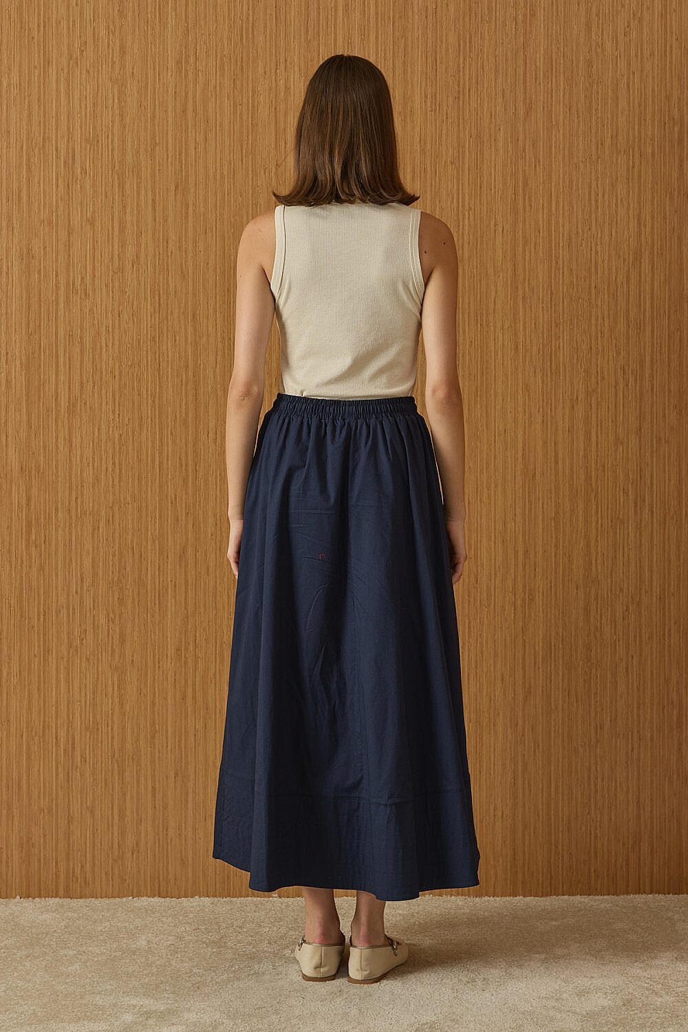 MerWish New Poplin Etek LACİVERT - 3