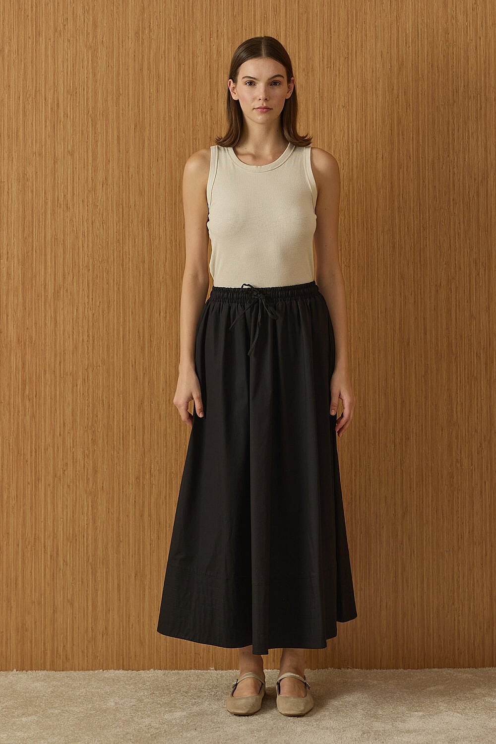 MerWish New Poplin Etek SİYAH - 1
