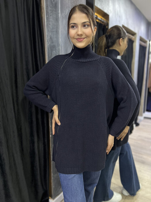 MerWish Ops Pop Triko LACİVERT - 1