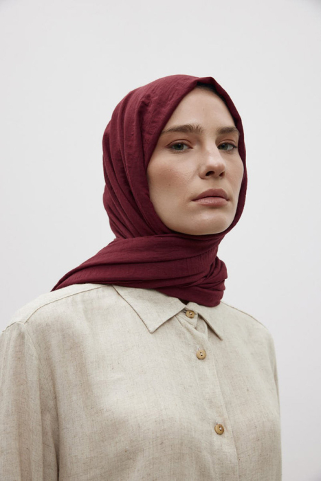 MerWish Organik Şal BORDO - 1