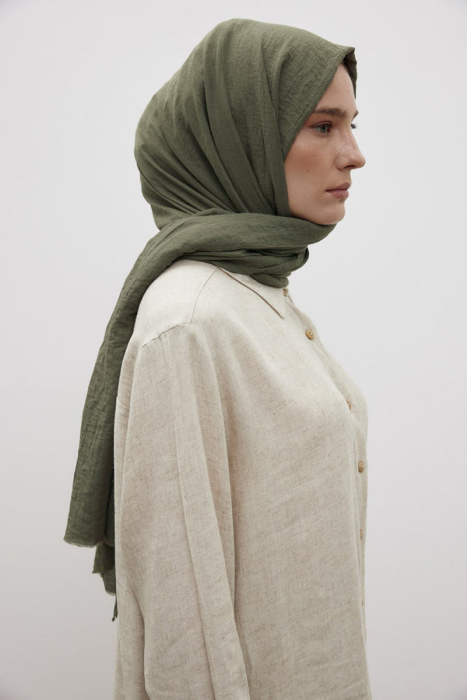 MerWish Organik Şal HAKİ - 2