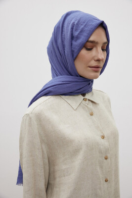 MerWish Organik Şal İNDİGO - 1
