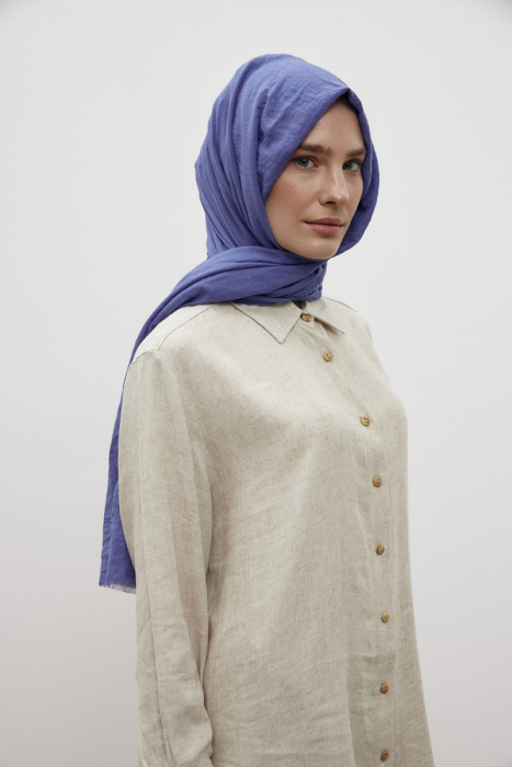 MerWish Organik Şal İNDİGO - 2