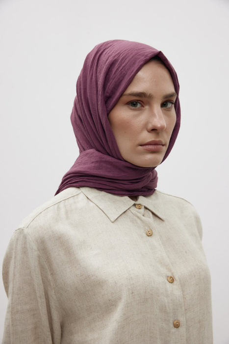 MerWish Organik Şal MÜRDÜM - 1