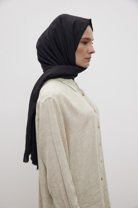 MerWish Organik Şal SİYAH - 2