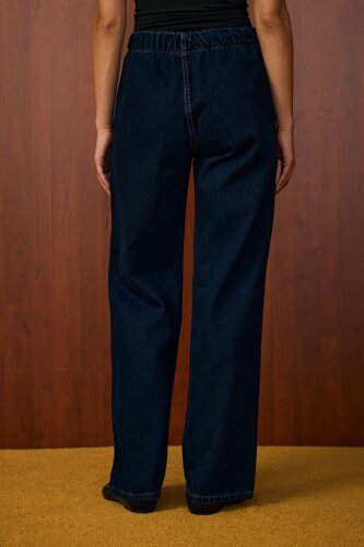 merWish Palazzo Taşlı Denim LACİVERT - 4