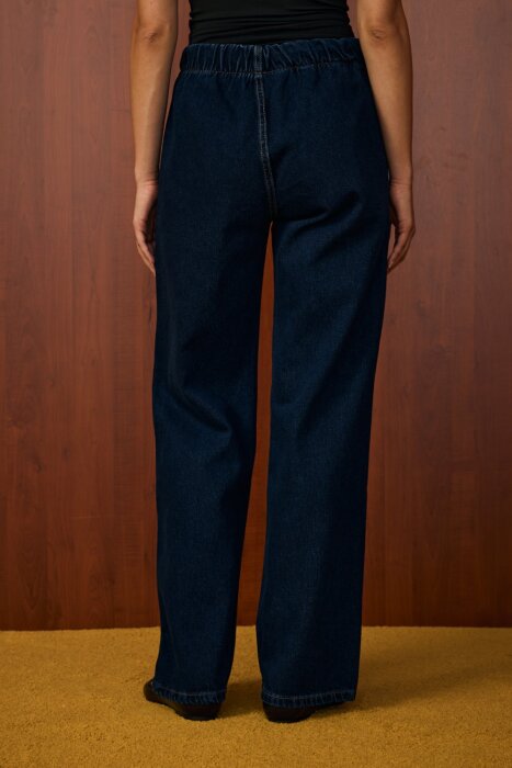 merWish Palazzo Taşlı Denim LACİVERT - 4