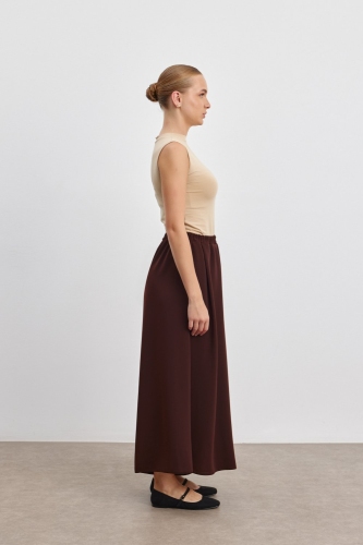MerWish Pantolon Etek KAHVE - 2