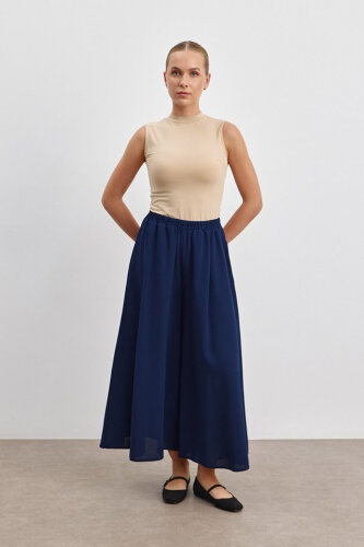 MerWish Pantolon Etek LACİVERT 