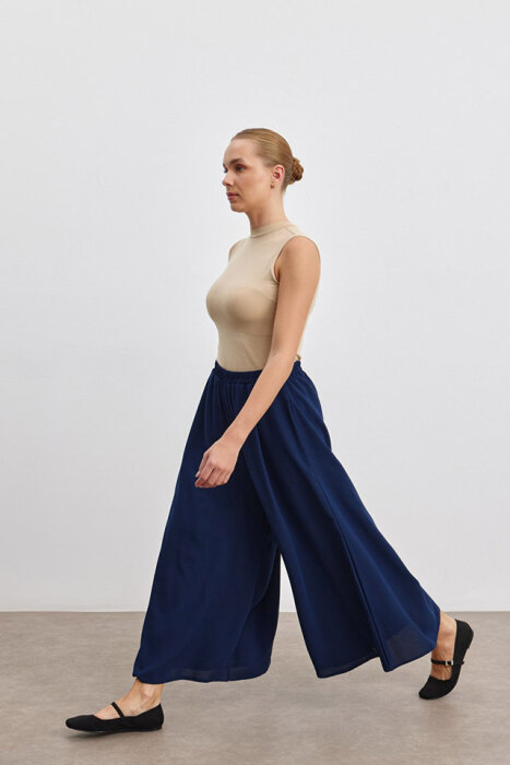 MerWish Pantolon Etek LACİVERT - 3