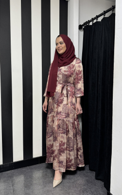 MerWish Paris Elbise BORDO - 3