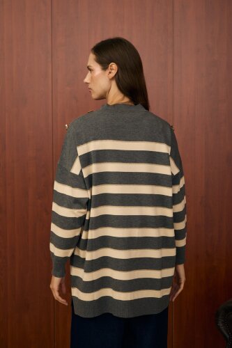 MerWish Paris Triko Tunik ANTRASİT - 4