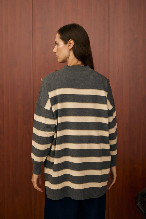 MerWish Paris Triko Tunik ANTRASİT - 4