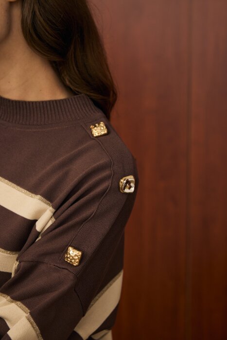 MerWish Paris Triko Tunik KAHVE - 3