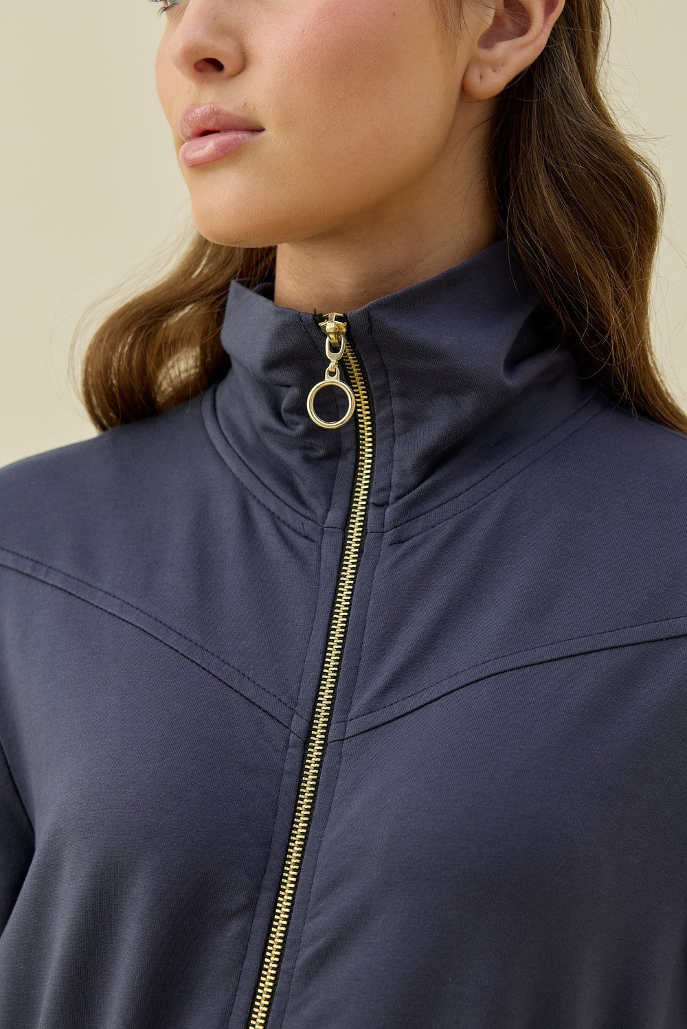 MerWish Penye Kolej Elbise İNDİGO - 4