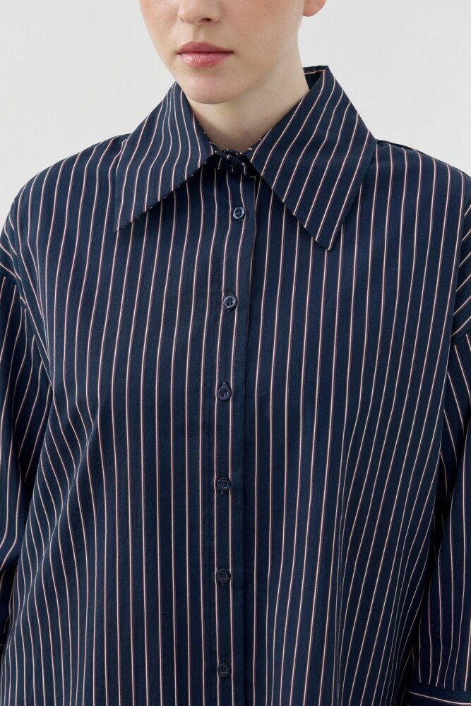 MerWish Poplin Gömlek LACİVERT - 2