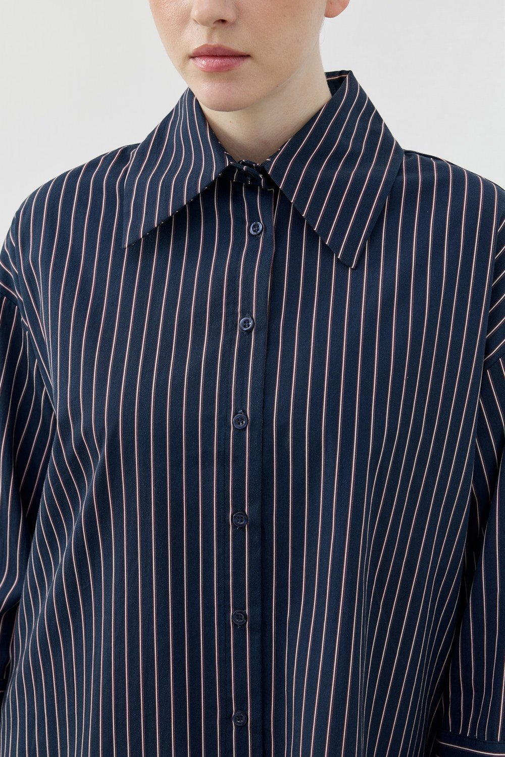 MerWish Poplin Gömlek LACİVERT - 2