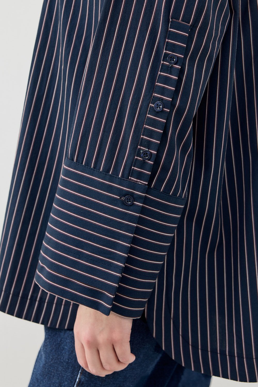 MerWish Poplin Gömlek LACİVERT - 3