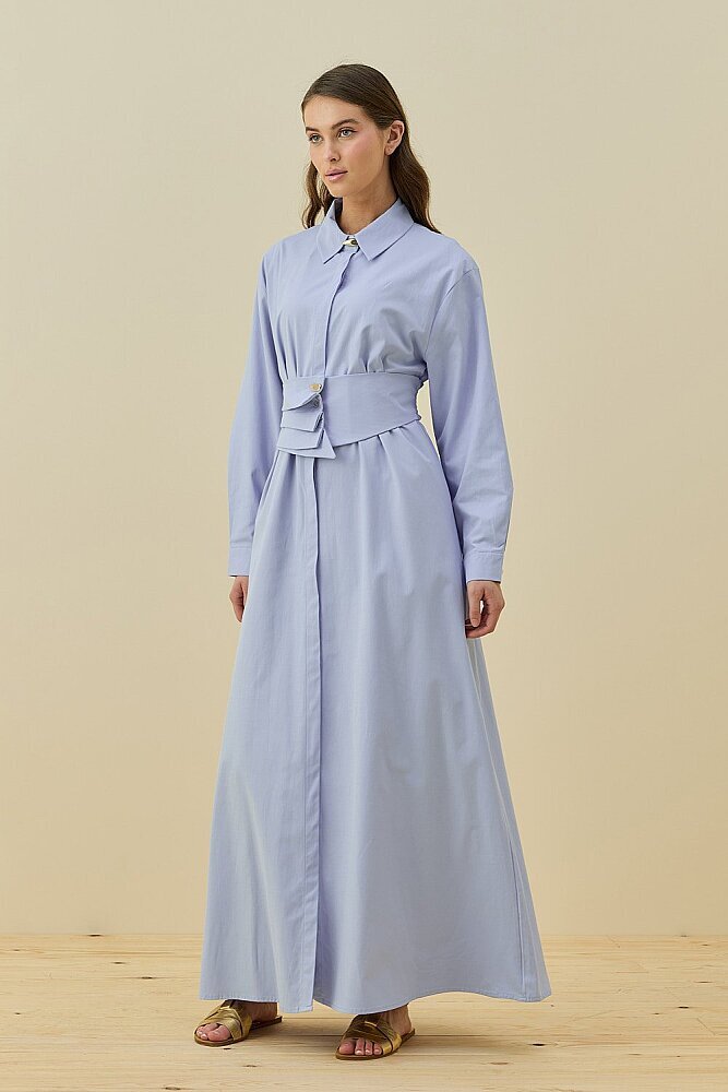 MerWish Rennes Elbise MAVİ