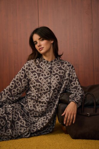 MerWish Riga Elbise Acı Kahve - 3