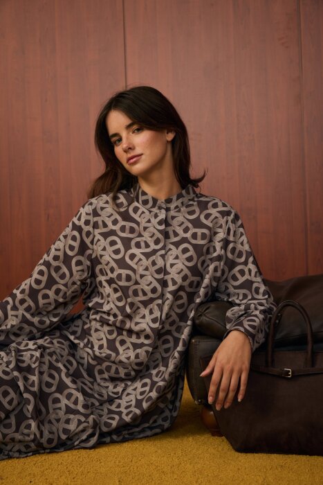 MerWish Riga Elbise Acı Kahve - 3