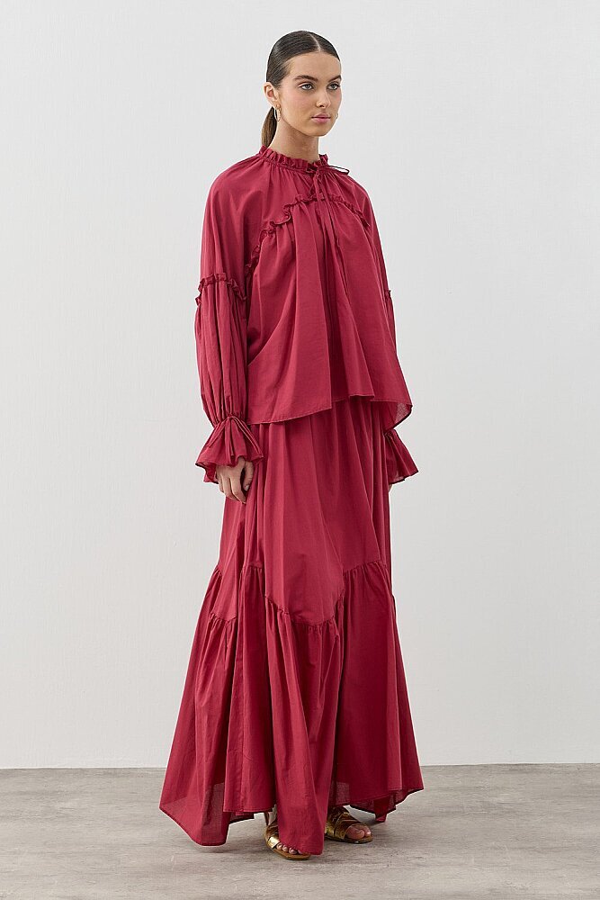 MerWish Romance Takım BORDO