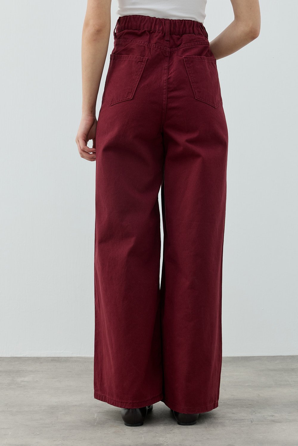 MerWish Salaş Denim BORDO - 3