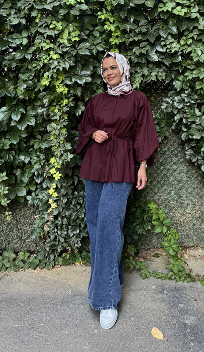 MerWish Salaş Denim Pantolon KOYU LACİVERT - 2