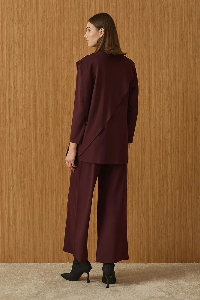 MerWish Şık Doha Takım BORDO - 3