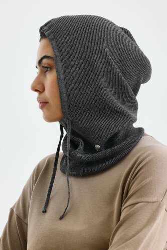 MerWish Simli Balaclava Bere ANTRASİT - 2