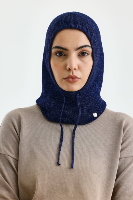 MerWish Simli Balaclava Bere LACİVERT - 1