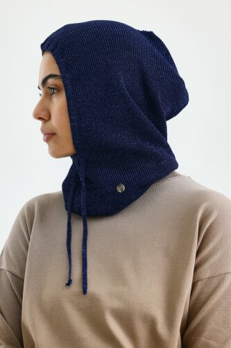 MerWish Simli Balaclava Bere LACİVERT - 2