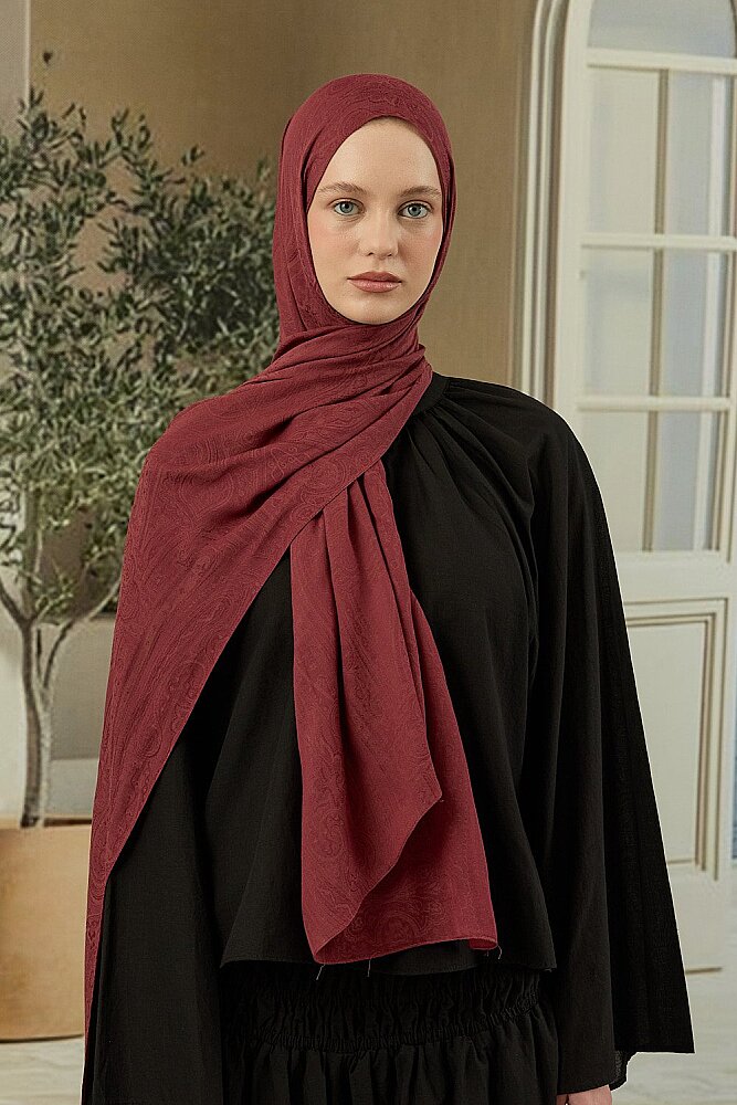 MerWish Soi Elegante Şal BORDO