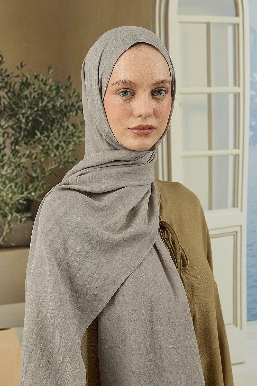MerWish Soi Elegante Şal GRİ - 2