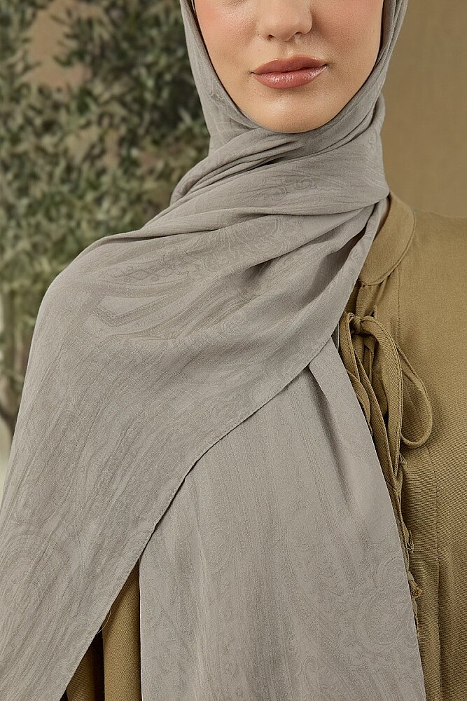 MerWish Soi Elegante Şal GRİ - 3