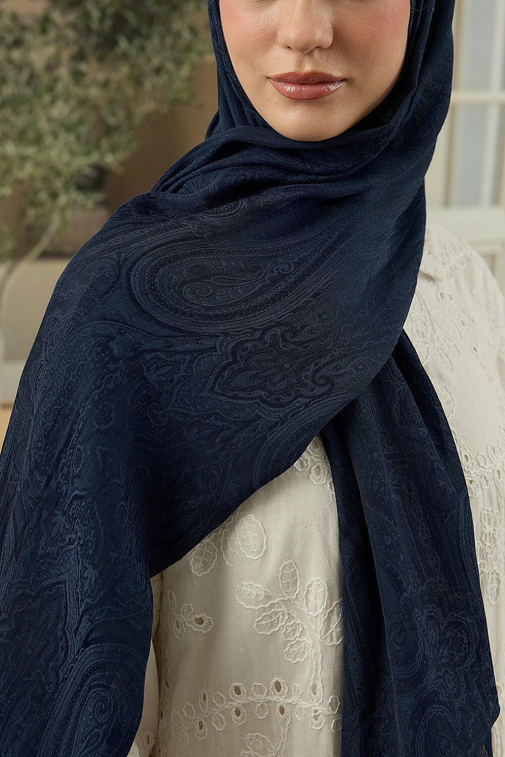 MerWish Soi Elegante Şal LACİVERT - 4