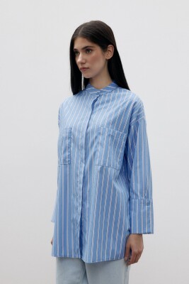 MerWish Sparkle Gömlek MAVİ - 2