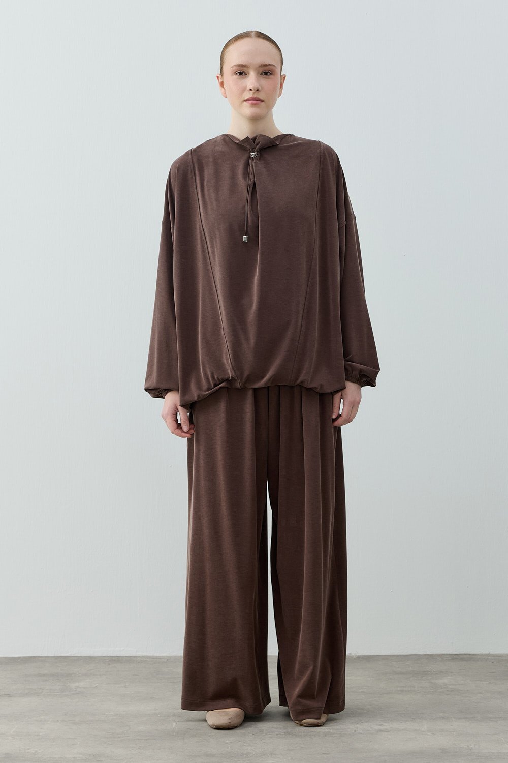 MerWish Split Takım KAHVERENGİ - 1