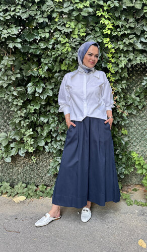 MerWish Spor Kanvas Etek LACİVERT - 1