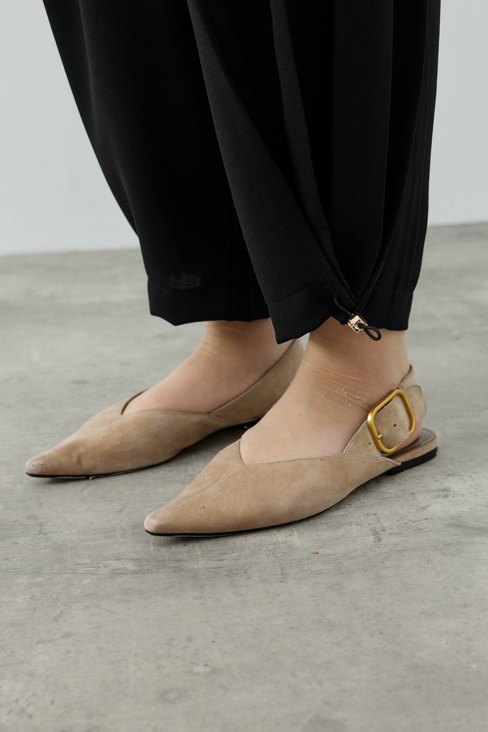 MerWish Spor Krep Pantolon SİYAH - 3